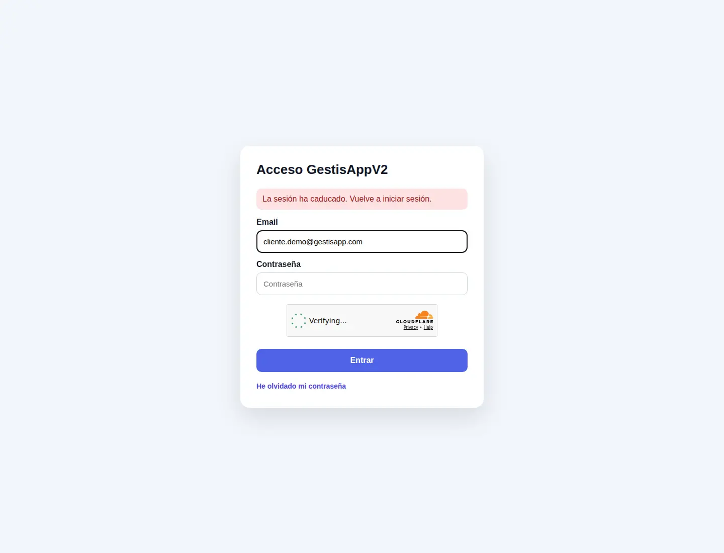 Pantalla de documentos y gastos en GestisApp